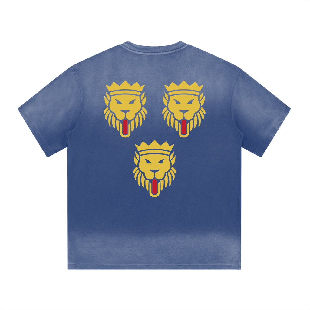 Dalmatian Crest Tee - Adriatic Blue