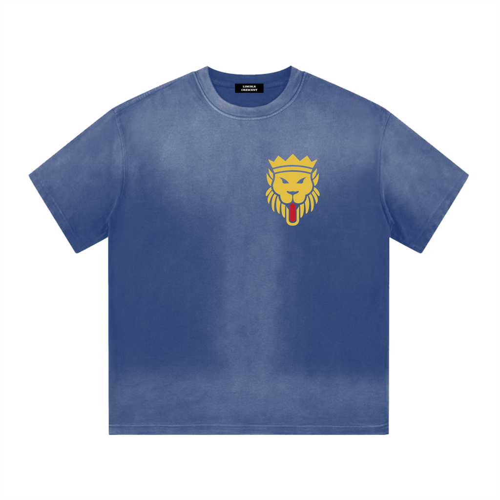 Dalmatian Crest Tee - Adriatic Blue